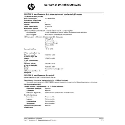 Toner alta capacità CLT-K506L Samsung nero SU171A